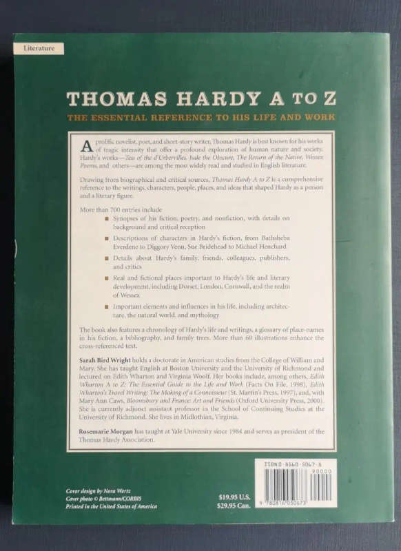 Thomas Hardy: A-Z