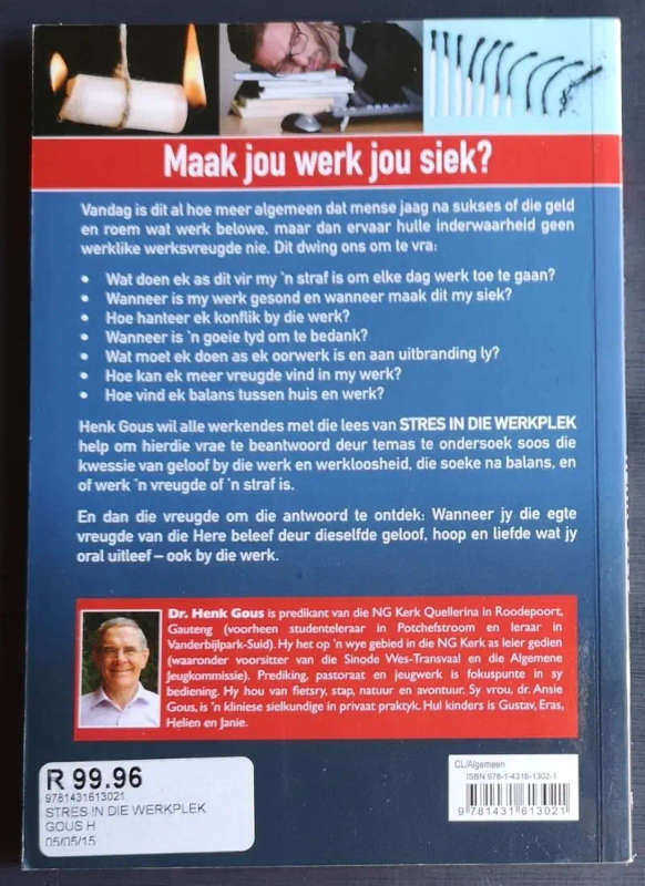 Stres in die werkplek