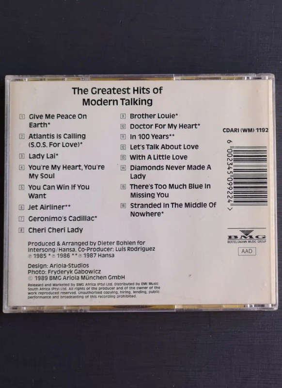 The Greatest Hits of Modern Talking (CD)