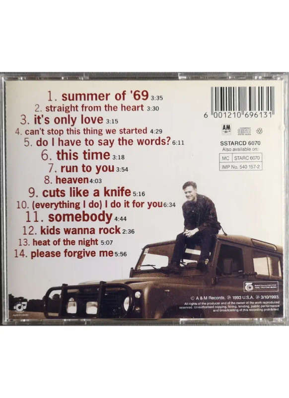 Bryan Adams - So Far So Good (CD)