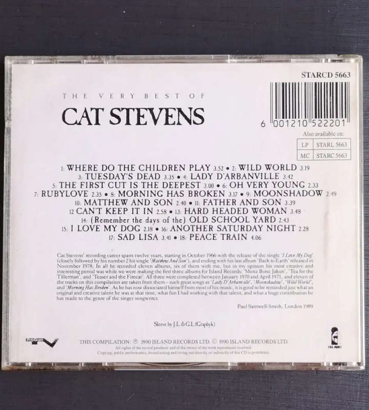 The Very Best of Cat Stevens (CD)