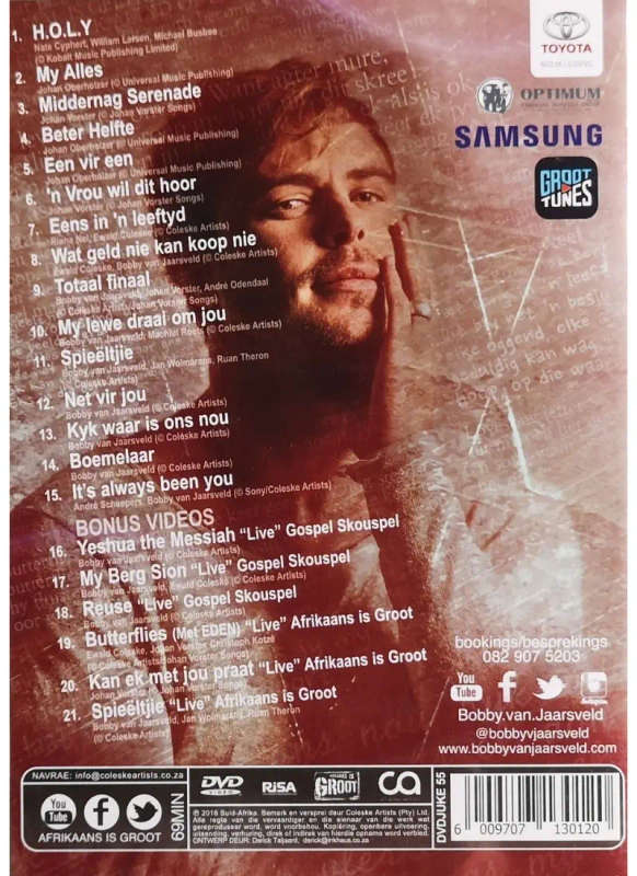 Bobby van Jaarsveld - Twintig Groot Treffers (DVD)