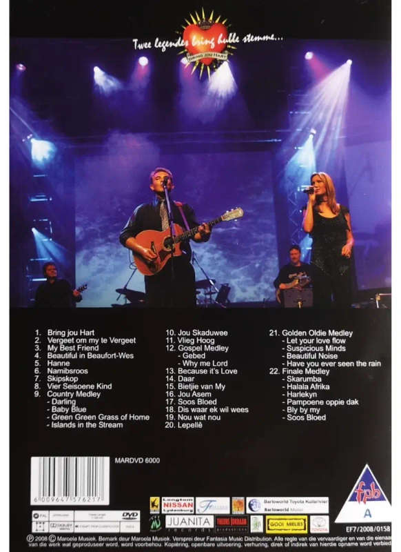 Theuns Jordaan en Juanita du Plessis - Bring jou hart (DVD)