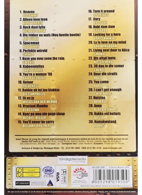 30 Goue Sokkie Treffers Vol 2 (DVD)