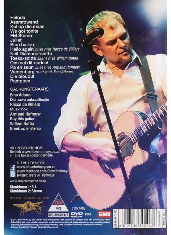 Steve Hofmeyr - Haloda (DVD)