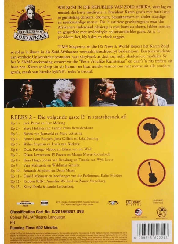 Republiek van Zoid Afrika Reeks 2 (DVD)