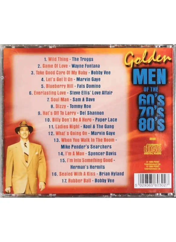 Golden Men of the 60's, 70's and 80's (CD)