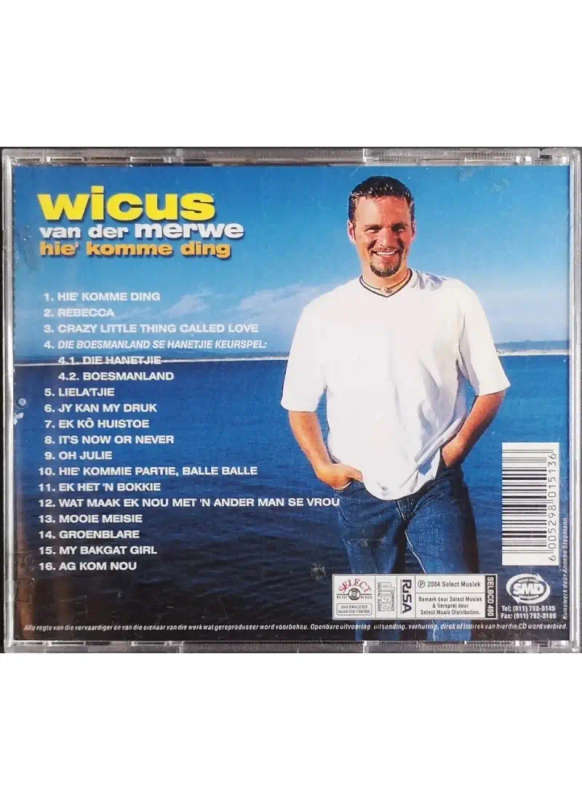 Wicus van der Merwe - Hie komme ding (CD)
