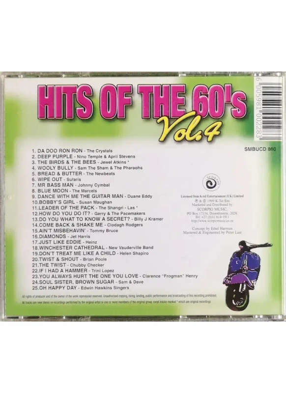 Hits of the 60's - Vol. 4 (CD)