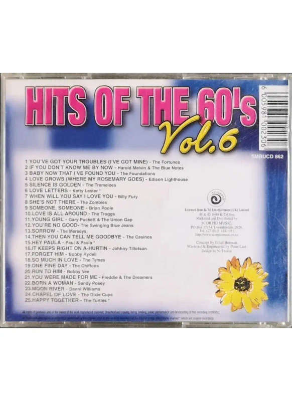 Hits of the 60's - Vol. 6 (CD)