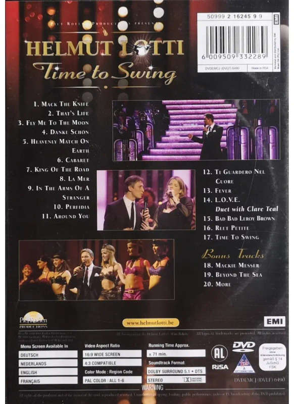 Helmut Lotti - Time to Swing (DVD)