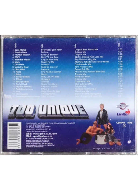 Too Unique (CD)