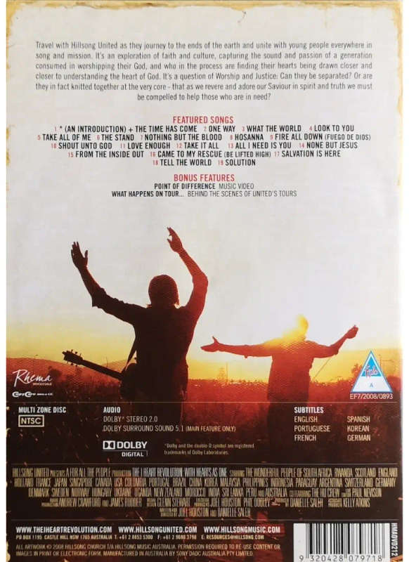 Hillsong - With Hearts as One (DVD)