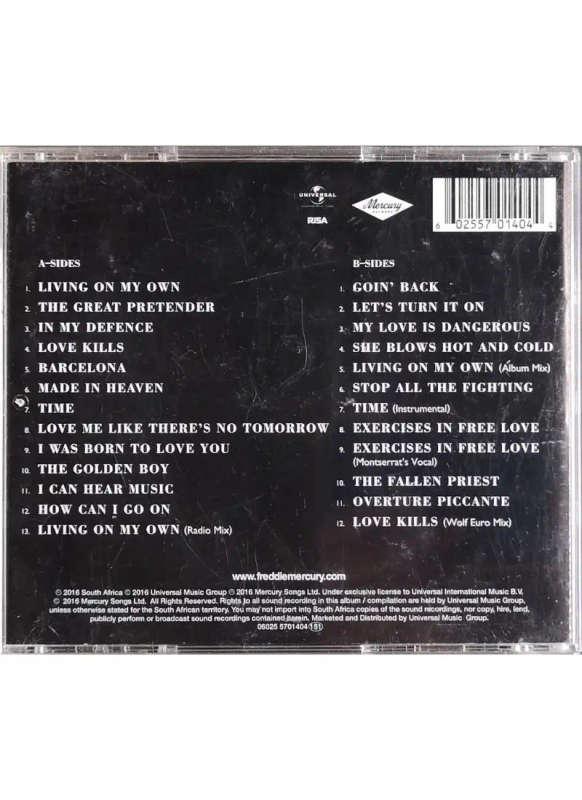 Freddie Mercury - Messenger of the Gods (Double CD)