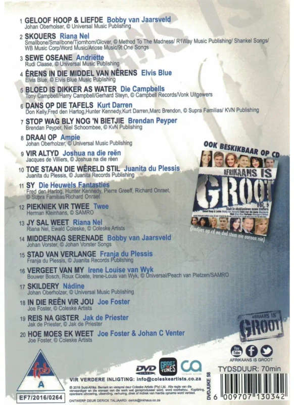 Afrikaans is Groot Vol. 9 (DVD)
