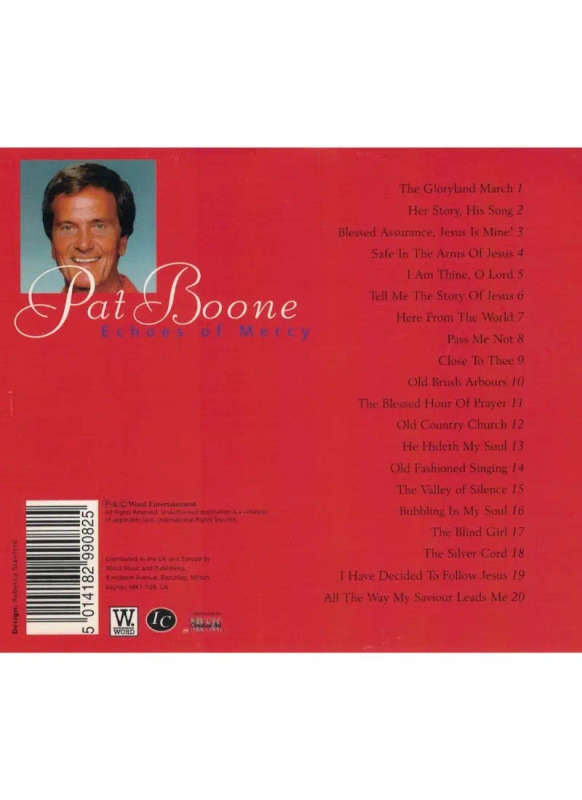 Pat Boone - Echoes of Mercy (CD)