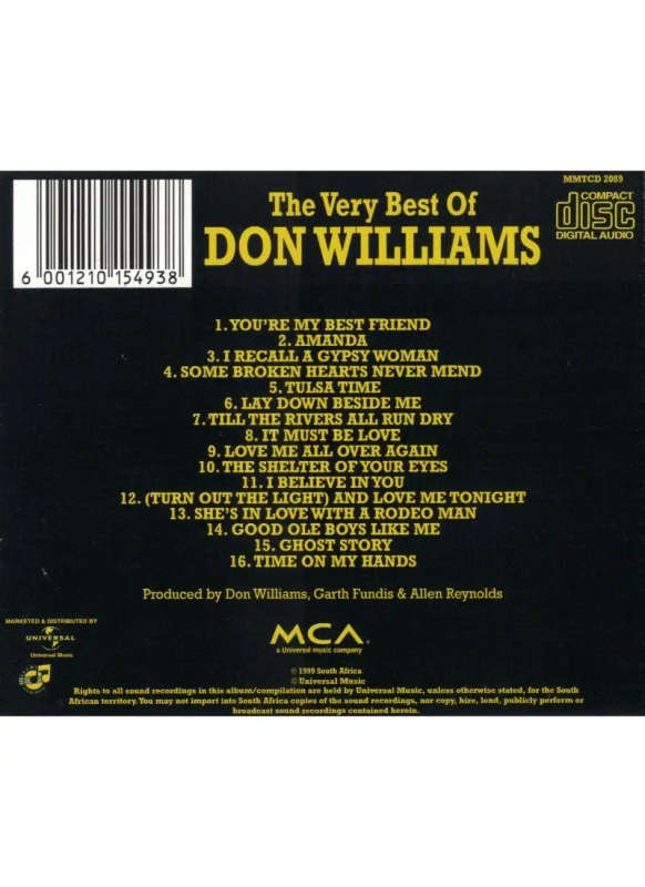 The Very Best of Don Williams (CD)