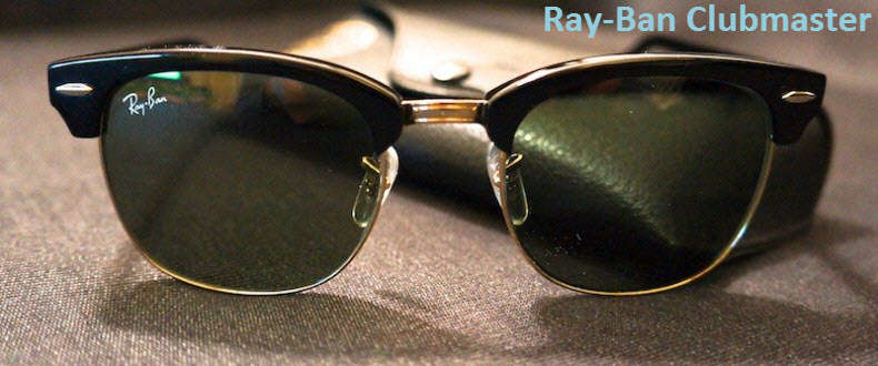 Image result for ray ban clubmaster