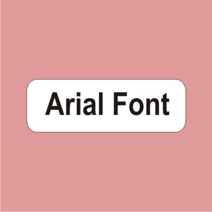 Mini Labels - Arial - 201 Labels