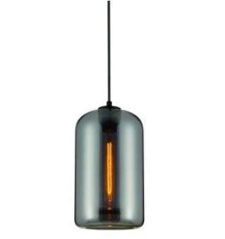 230V 40W E27 PENDANT LIGHT GREY GLASS