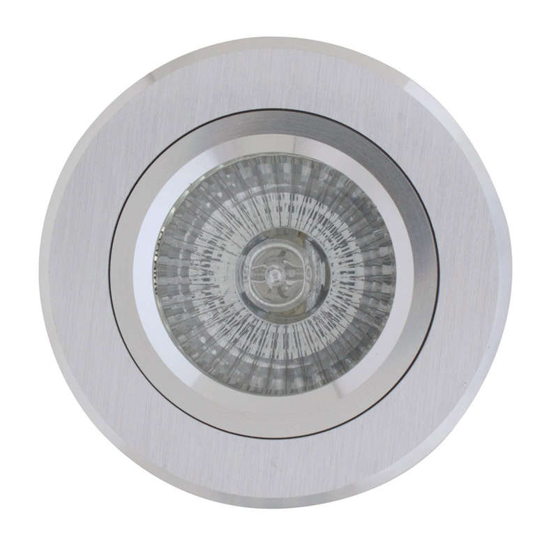 Eurolux CNC Twist Round Down Light 78mm Diameter Aluminium