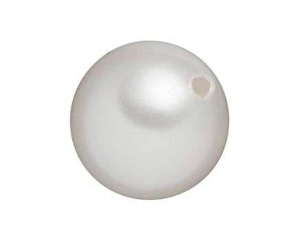 Pearl White Plastic Ball 30Mm With 4Mm Hole Ball-24