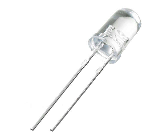 Led 5Mm Cl-Rd/Bl Flash 2-Pins Cz504Rb