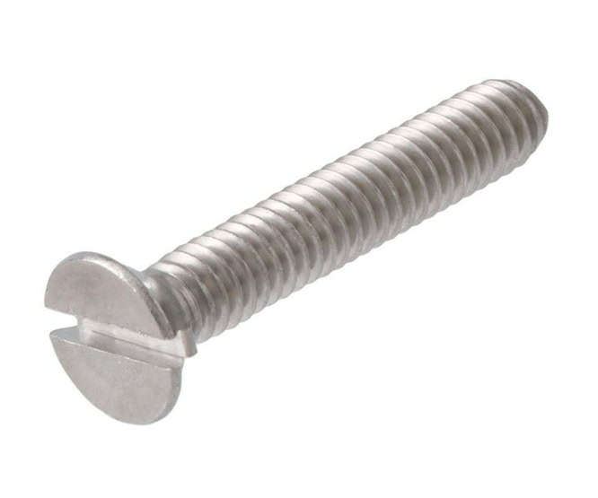 Screw Counter-Sink Slotted Head Plated M3X15 Ms-Pl-M3-Cs-Fsh-15