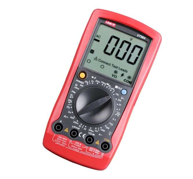 Handheld Multimeter 3 1/2 Digits Auto Off Ut58A