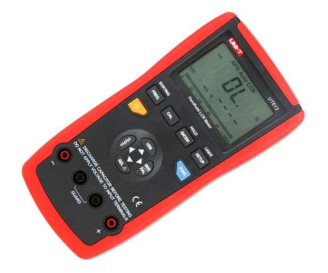 H/H Lcr Multimeter 3 1/2 Digit Ind,Cap,Res,Freq,Cont,Diode Ut612