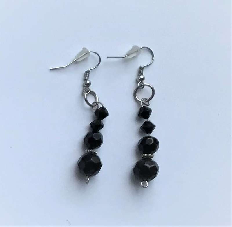 Black Diamond Earrings