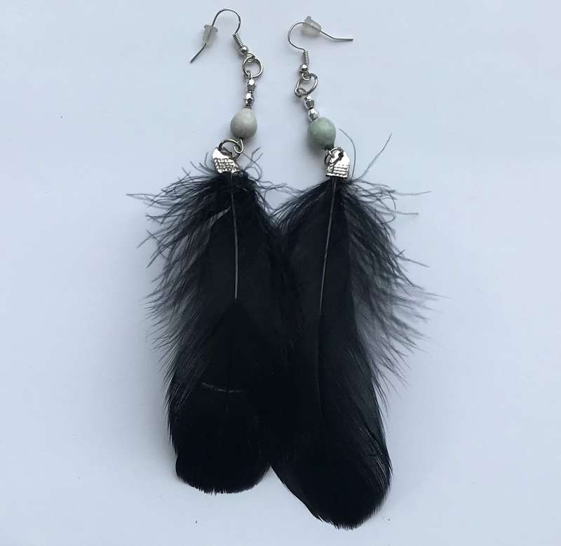 Black Swan Earrings