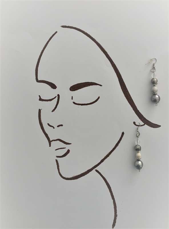 Chrome Party Earrings