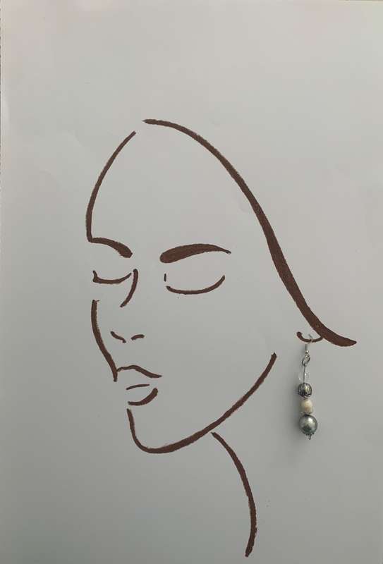 Chrome Party Earrings