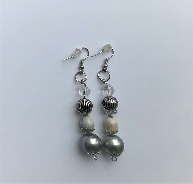 Chrome Party Earrings