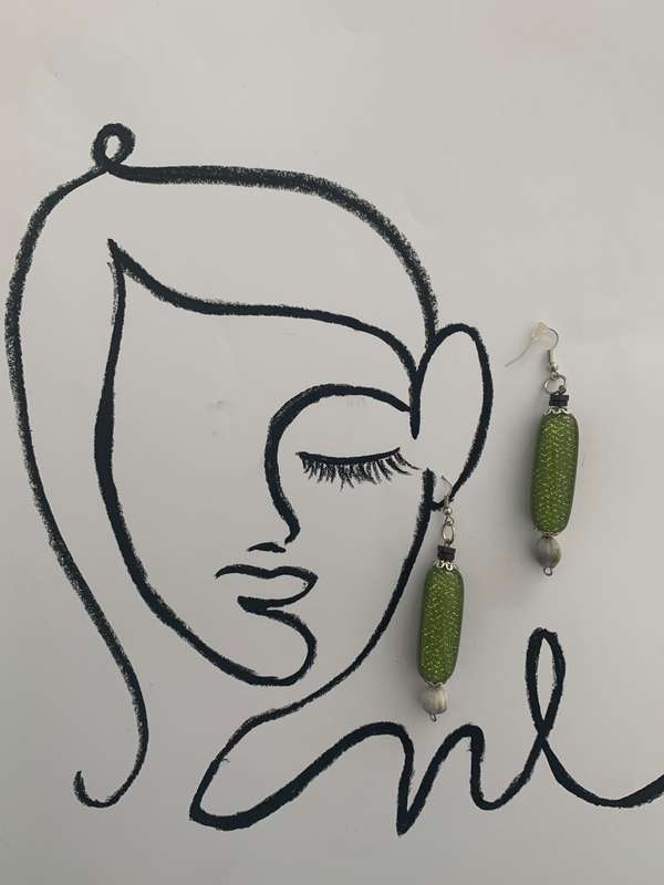 Green Supreme Earrings