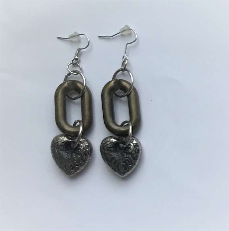 Old School Love Earrings