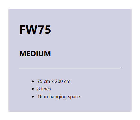 Foxy Foldaway 75 Washing Lines
