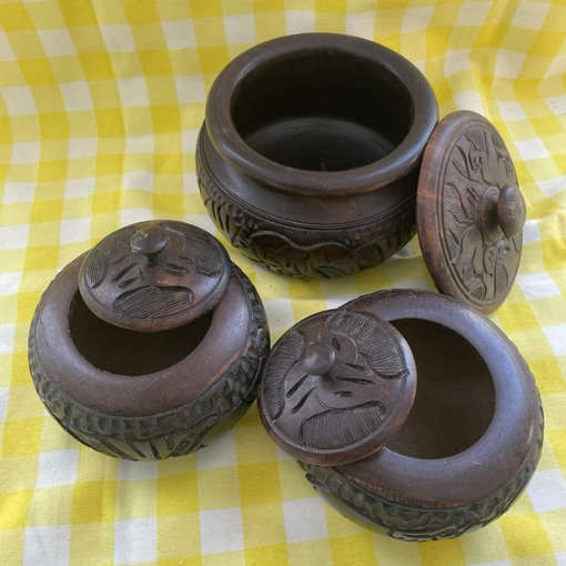 Zambian Crafted Bowl & Lid