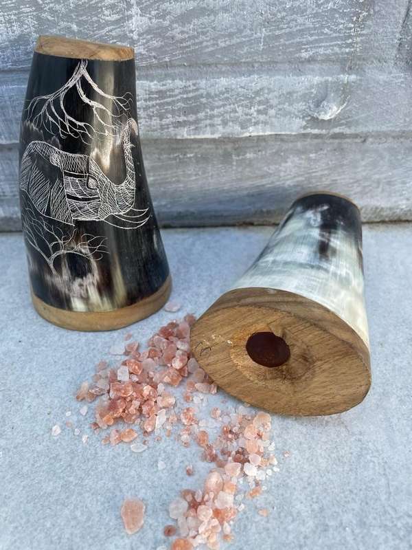 Hand Crafted African Salt & Pepper Shakers