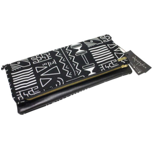 BW Tribal Fold-Over Clutch Bag