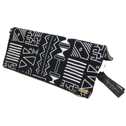 BW Tribal Fold-Over Clutch Bag