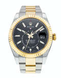 Rolex Sky-Dweller Black Dial Men's Watch