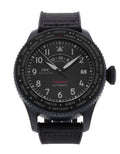 IWC Pilot Timezoner Top Gun Ceratanium World Time Automatic Black Dial Men's Watch