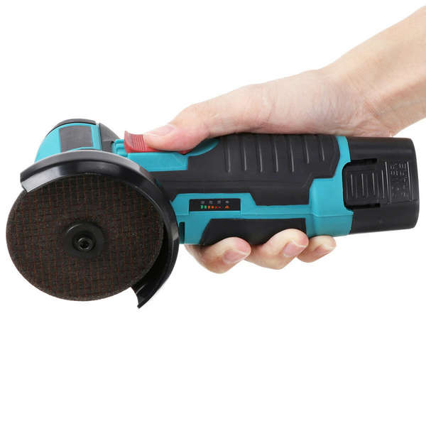 12V 2000W Mini Electric Angle Grinder Portable Wood Metal Polishing Cutting Grinding Tool W/ 1pc/2pc