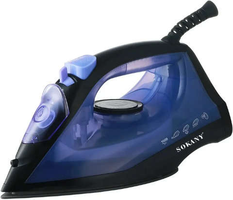 Sokany 11004 Steam Iron blue black 15 cm