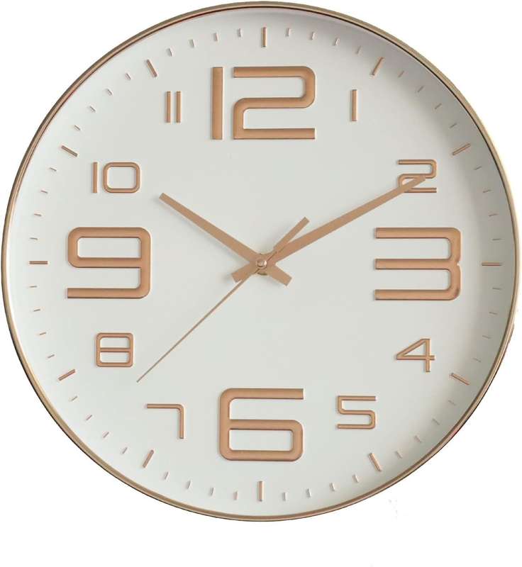 Twolikealot Analog 12 cm X 12 cm Wall Clock