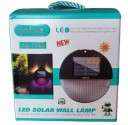 Aerbes AB-TY48 Warm White And Multicolor Solar Powered Wall Lamp 2pcs Solar Light Set  (Free Standin