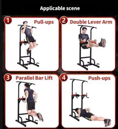 Power Tower Advanced Fitness Station For Upper Body Ab Exerciser