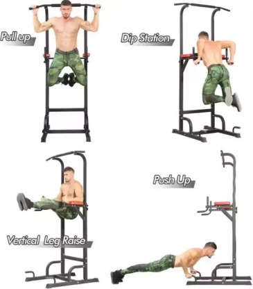 Power Tower Advanced Fitness Station For Upper Body Ab Exerciser